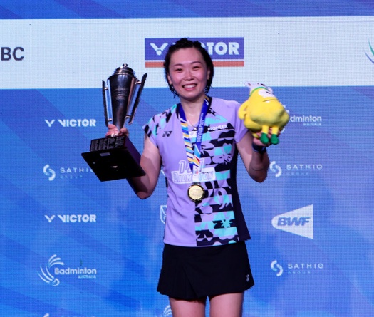 Beiwen Zhang chạy đà hoàn hảo cho giải cầu lông VĐTG 2023