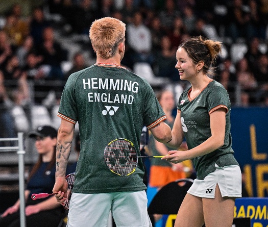 Anh loại Tây Ban Nha ở Giải vô địch cầu lông đồng đội hỗn hợp châu Âu 2025