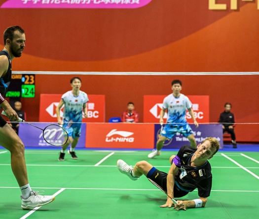 Đôi nam mới ghép gây sốc cho đương kim vô địch giải cầu lông Hong Kong Open