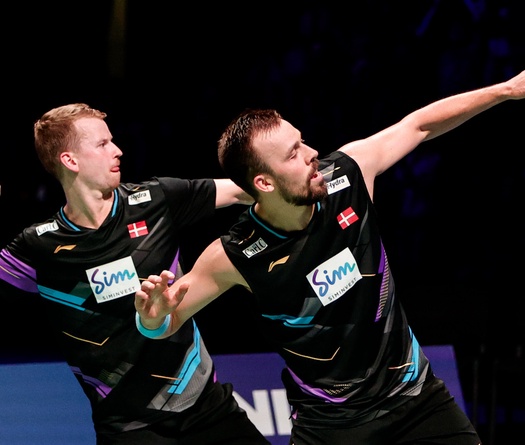Đôi nam cầu lông Kim Astrup / Anders Skaarup Rasmussen khát khao biến cơ hội vô địch Denmark Open thành hiện thực