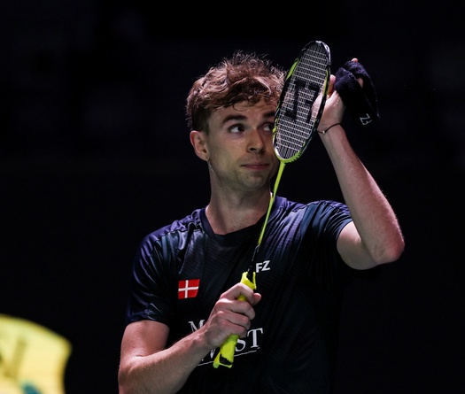 Các tay vợt Đan Mạch khởi đầu tuyệt vời tại giải cầu lông India Open khi Rasmus Gemke đánh bại huy chương đồng Olympic