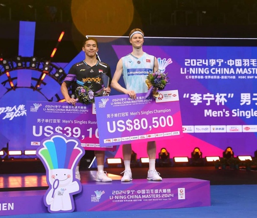 Giải cầu lông China Masters xác định top 8 thế giới đến Hàng Châu 2024