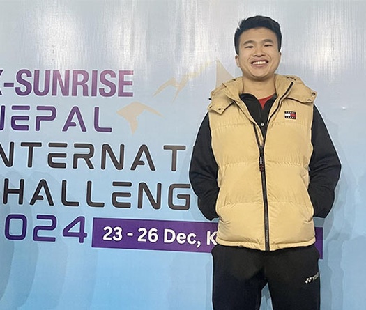 Ứng viên Cúp Chiến thắng Lê Đức Phát và Nguyễn Hải Đăng đấu vòng tứ kết đơn nam giải cầu lông quốc tế ở Nepal?