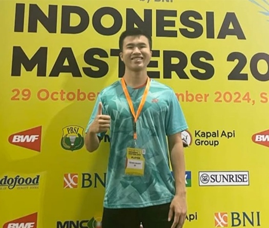 "Tiểu Momota" Nguyễn Hải Đăng vào tứ kết giải cầu lông Indonesia Masters Super 100 II 2024