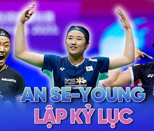 An Se-young lập kỷ lục cầu lông ở Indonesia Open
