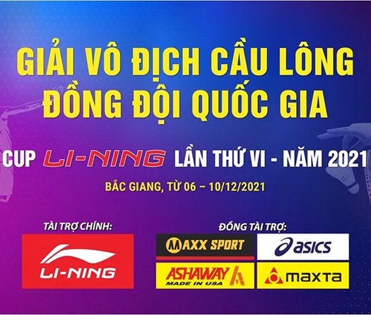 Lịch thi đấu giải vô địch cầu lông Đồng đội Quốc gia mới nhất