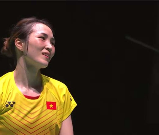 Cầu lông Malaysia Super 100: Vũ Thị Trang chắc lại bị chồng la