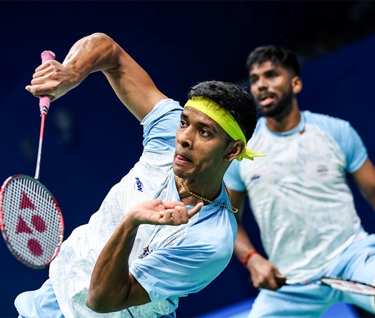 Cầu lông Thailand Open 2026: Rankireddy/Shetty thẳng tiến vào tứ kết, khẳng định bản lĩnh hạt giống số 1