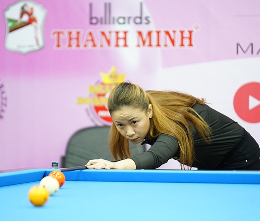 Siêu kinh điển tại tứ kết giải Billiards Carom 3 băng nữ HBSF năm 2024