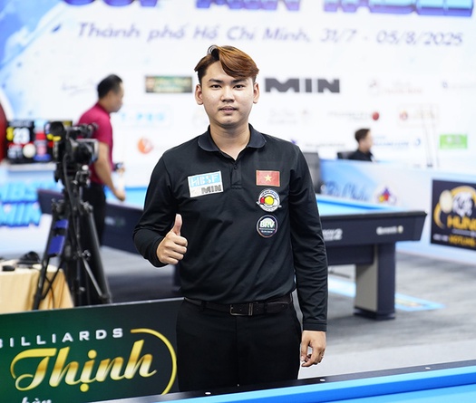 Giải Billiards HBSF Tour 2 Cúp MIN Table 2025: Lê Hoàng Kim ngược dòng ấn tượng
