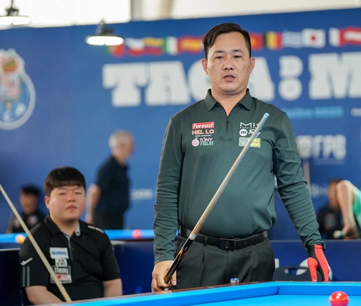 Đào Văn Ly "gánh team" Việt Nam tại Giải billiard 3C Porto World Cup 2025