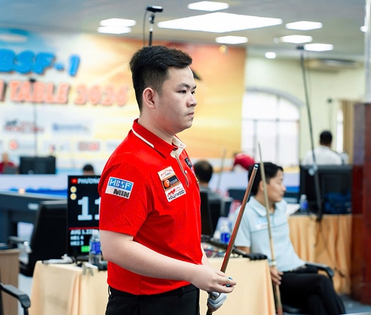 Bước ngoặt hiệp 2 khiến Bao Phương Vinh mất suất bán kết giải billiards HBSF Tour 1