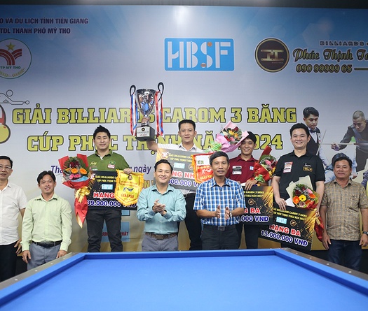 Không phải Chiêm Hồng Thái hay Bao Phương Vinh, Trần Văn Ngân vô địch Billiards Carom 3 Băng Cúp Phúc Thịnh Table 2024