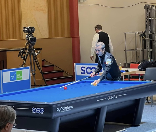 Trực tiếp Giải billiard carom 3 băng đội tuyển quốc gia vô địch thế giới ngày 15/03