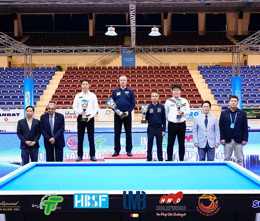 Trần Quyết Chiến trở lại số 2 thế giới billiard carom 3 băng sau TPHCM World Cup 2025