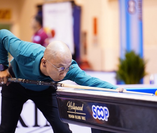 Nguyễn Đình Luân vượt qua vòng loại đầu tiên của Giải billiard carom 3 băng Porto World Cup 2025