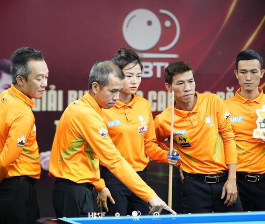 Giải Billiards Carom 3 băng Team League (VBTL) 2025: Trần Quyết Chiến và đồng đội nắm lợi thế