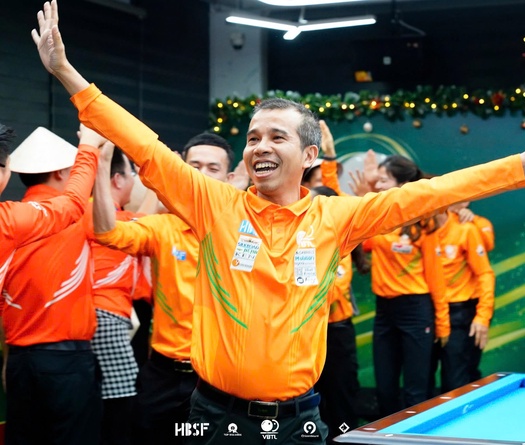 Kết thúc giải Billiards Carom 3 băng Team League (VBTL) 2025: Trần Quyết Chiến và đồng đội vô địch siêu kịch tính