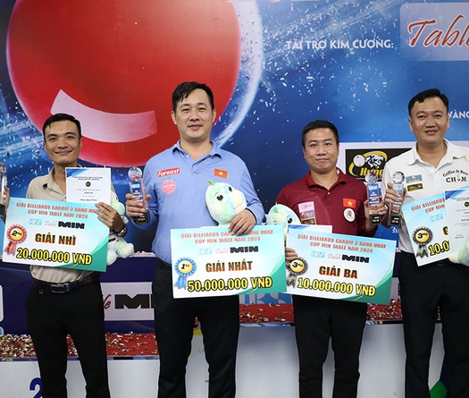 Đào Văn Ly vô địch Tour 2 giải billiards HBSF 2024 trong ngày đầy "sóng gió"