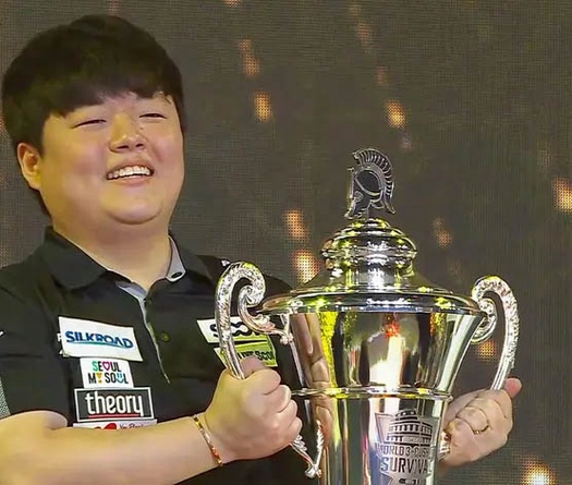 Myung Woo Cho vượt qua 3 tay cơ châu Âu để vô địch giải billiards Survival Masters 2024.