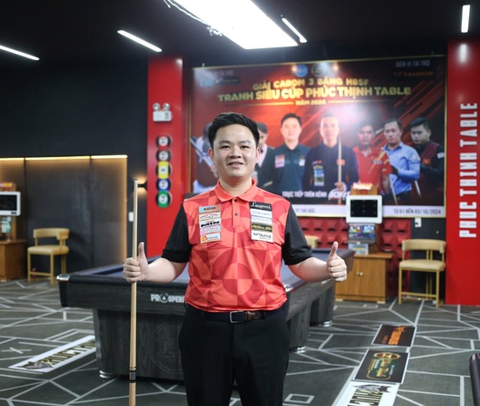 Giải Billiards Siêu Cúp Phúc Thịnh lần 2 năm 2024: Bao Phương Vinh, Trần Thanh Lực vào tứ kết, Trần Quyết Chiến bị loại