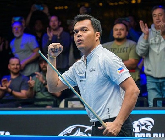 "Hắc hổ" Carlo Biado vô địch Giải billiards pool 10 bóng VĐTG 2024