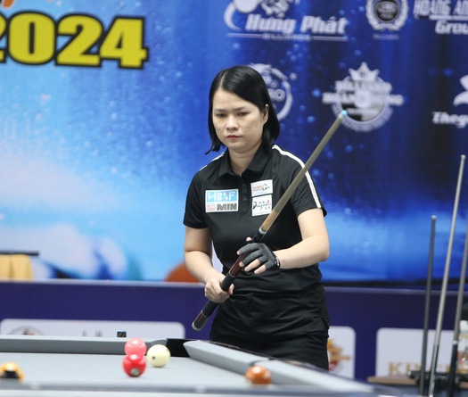 Bùi Xuân Vàng giành chức vô địch giải Billiards Pool 9 bi nữ HBSF Tour 3 năm 2024