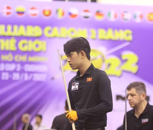Kết quả Giải Billiard Carom 3 băng TPHCM World Cup 2022: Chiêm Hồng Thái có series 14 điểm