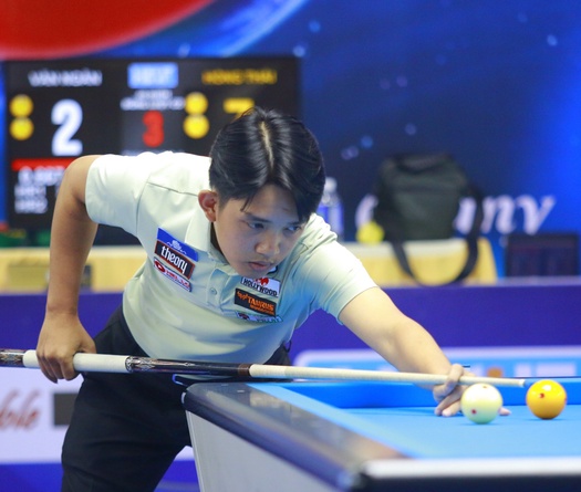 Chiêm Hồng Thái lập series kỷ lục của hệ thống giải billiards HBSF