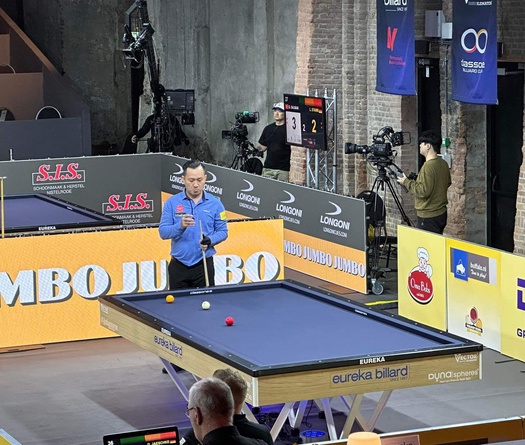 Giải billiard 3 băng Veghel World Cup 2023: Chiêm Hồng Thái lách qua khe cửa hẹp, tiếc cho Đào Văn Ly