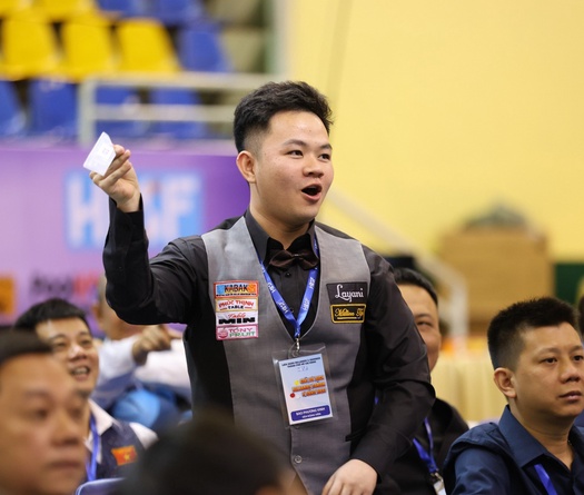 Giải vô địch Billiards Carom 3 băng HBSF 2023: Độc lạ bốc thăm bằng cách tặng linh vật!