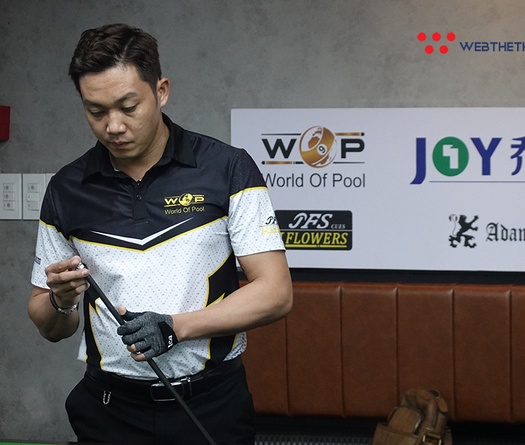 ĐKVĐ Hoàng Thái Duy vượt ải vào vòng 2 giải billiards Joy Heyball Senior lần 2