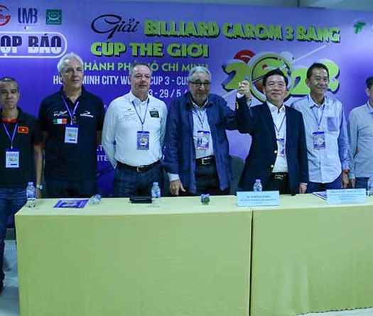 Giải Billiards Carom 3 băng World Cup TP.HCM 2022: Sân chơi thế giới cho cơ thủ Việt