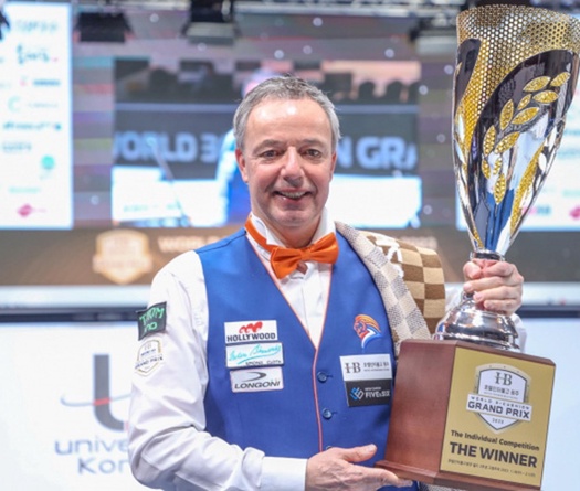 Kết quả billiards ngày 2/2: Dick Jaspers kiếm tiền nhẹ nhàng, bỏ túi thêm 2,6 tỷ đồng