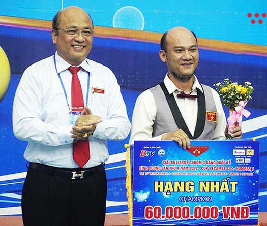 Kết quả billiards mới nhất 18/9: Mã Xuân Cường vô địch thần tốc