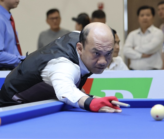 Giải Billiard Carom 3 băng Quốc tế Bình Dương: Mã Xuân Cường, Phạm Quốc Tuấn thắng thuyết phục
