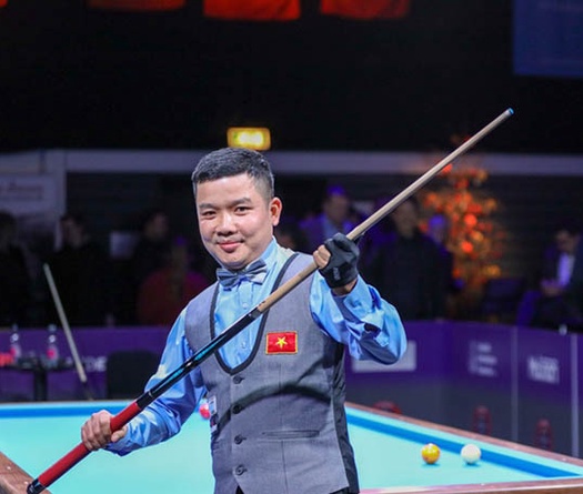 Giải billiards carom 3 băng Vô địch thế giới: Nguyễn Đức Anh Chiến được bảo lưu điểm