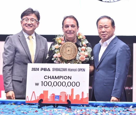 Cơ thủ billiards Tây Ban Nha Daniel Sanchez đăng quang PBA LPBA SY Bazzar Hà Nội Open 2024, nhận thưởng 1,9 tỷ đồng