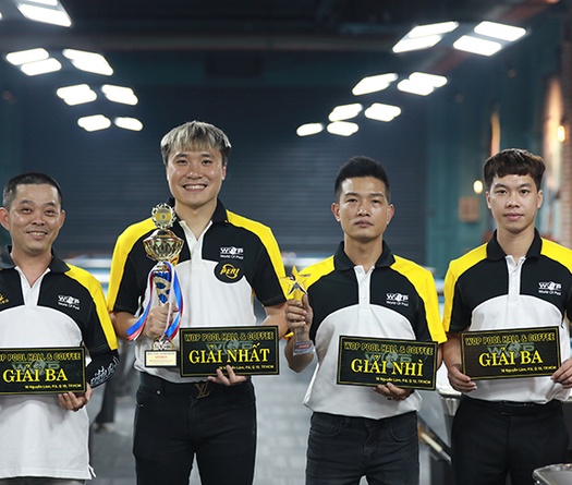 Kết quả billiards giải pool Wolf Pack Championship: Tạ Văn Linh xuất sắc vô địch 