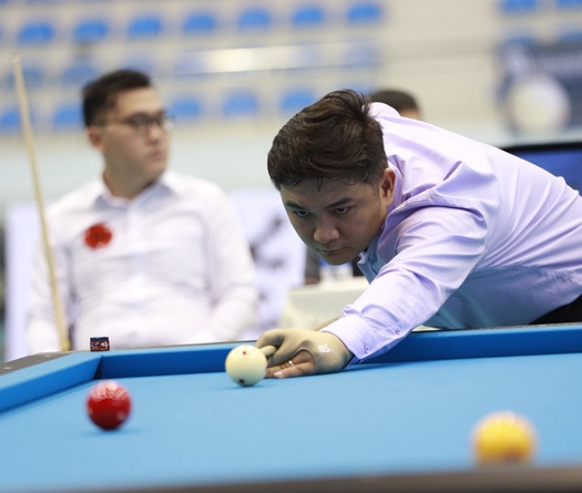 Chỉ có Chiêm Hồng Thái và Trần Thanh Lực ở vòng loại thứ 4 giải billiards Anakara World Cup 2024 