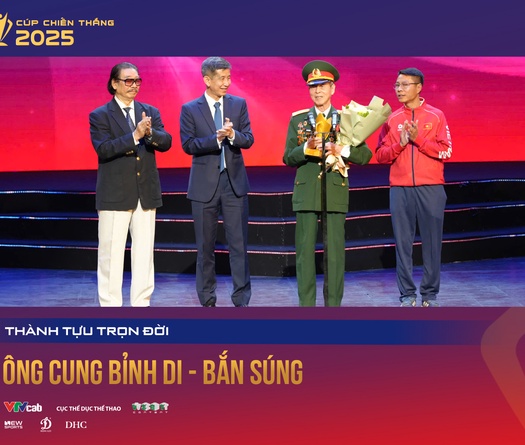 Huyền thoại trên 90 tuổi Cung Bỉnh Di: Từ chiến sĩ Điện Biên đến Giải Thành tựu trọn đời của Cúp Chiến thắng 2025
