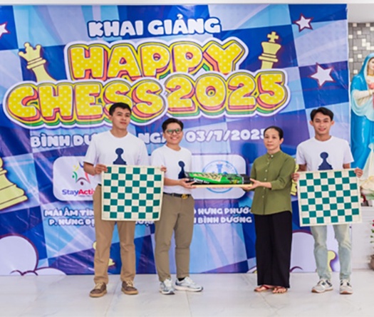 Khai giảng chương trình Happy Chess mùa 4 tại Mái Ấm Tình Mẹ 2: Khi những quân cờ mang theo hy vọng