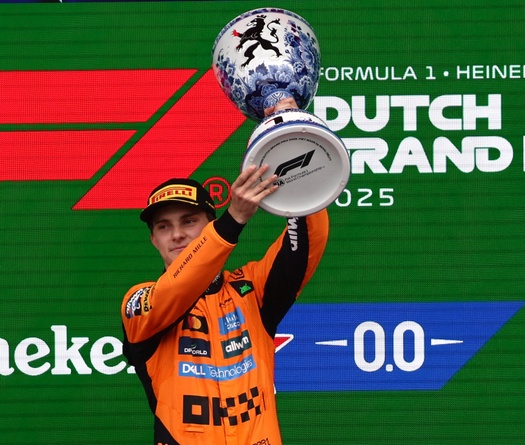 Piastri gia tăng khoảng cách dẫn đầu tại Giải đua F1 Dutch Grand Prix 2025