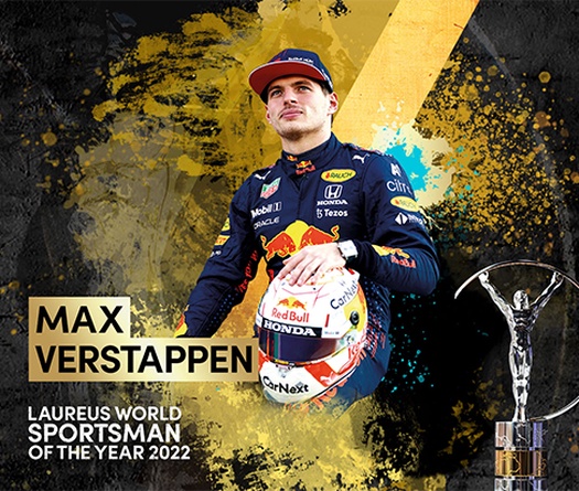 Tay đua F1 Verstappen thắng giải Oscar thể thao Laureus 