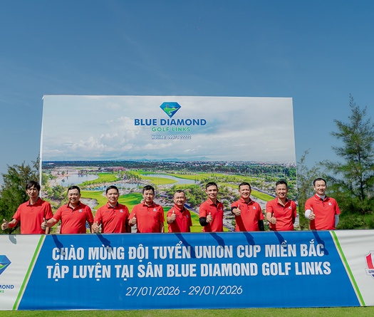 Đội tuyển VGA Union Cup Miền Bắc khởi động luyện tập cho mùa giải 2026 tại sân Blue Diamond Golf Links