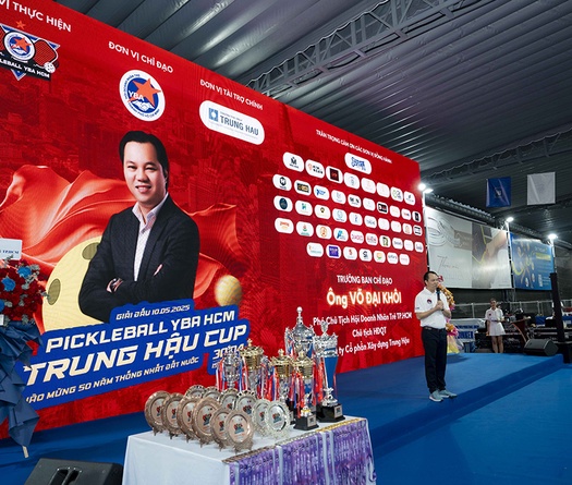 Giải đấu Pickleball YBA HCM 2025 - Trung Hậu Cup gây ấn tượng mạnh mẽ 