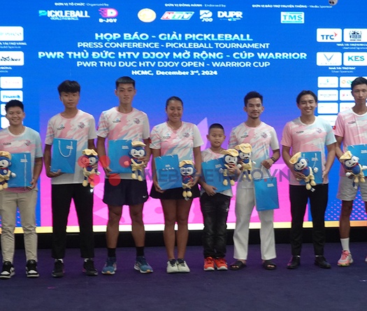 Giải pickleball PWR Thủ Đức HTV DJOY mở rộng - Cúp WARRIOR có tổng giá trị giải thưởng gần 3 tỷ đồng