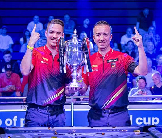 Kết quả World Cup of Pool 2022 ngày 20/6: Tây Ban Nha giành ngôi vô địch lịch sử