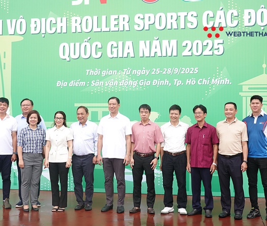 Giải vô địch Roller Sports các đội mạnh Quốc gia năm 2025: Quy tụ tinh hoa 10 tỉnh thành