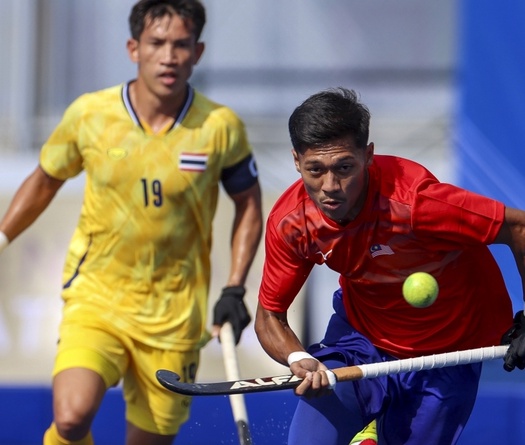 Malaysia giành huy chương vàng đầu tiên tại SEA Games 2025 nhờ môn khúc côn cầu 5 người nam